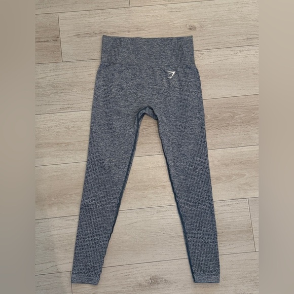 Gymshark Pants - Gymshark Seamless High Waisted Leggings – Blue Gray – Size S